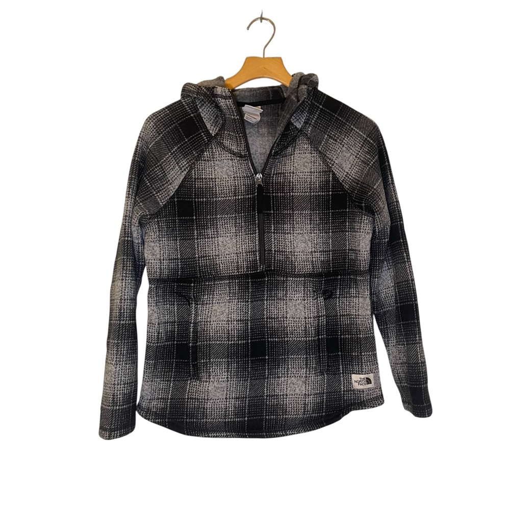 The North Face Women’s Crescent Hooded Pullover Heritage Plaid Size M